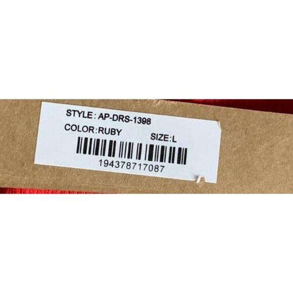 SKIMS Cotton Rib Tank Dress Ruby Bodycon Mini Ribbed Womens Large L NEW NWT - Picture 8 of 9